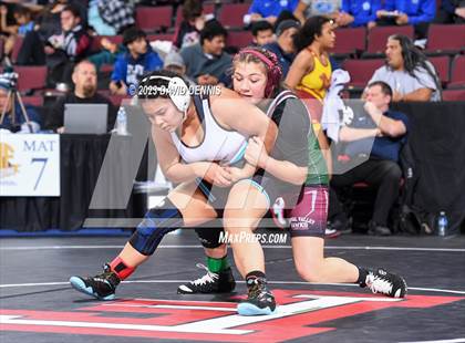 Thumbnail 2 in CIF State Wrestling Championships Girls (Round One) photogallery.