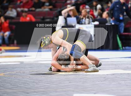 Thumbnail 1 in CIF State Wrestling Championships Girls (Round One) photogallery.