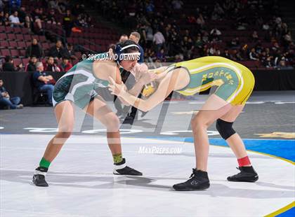Thumbnail 2 in CIF State Wrestling Championships Girls (Round One) photogallery.