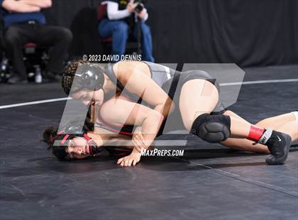 Thumbnail 3 in CIF State Wrestling Championships Girls (Round One) photogallery.