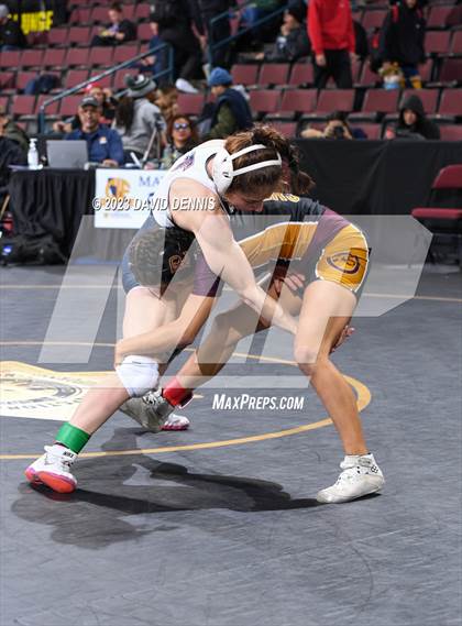 Thumbnail 1 in CIF State Wrestling Championships Girls (Round One) photogallery.