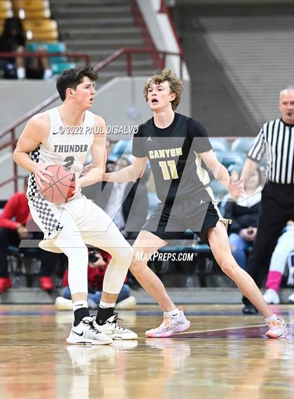 Thumbnail 1 in ThunderRidge vs. Rock Canyon (CHSAA 5A Great 8) photogallery.