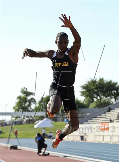 Thumbnail 2 in CIF State Track & Field Championships (Long Jump) photogallery.