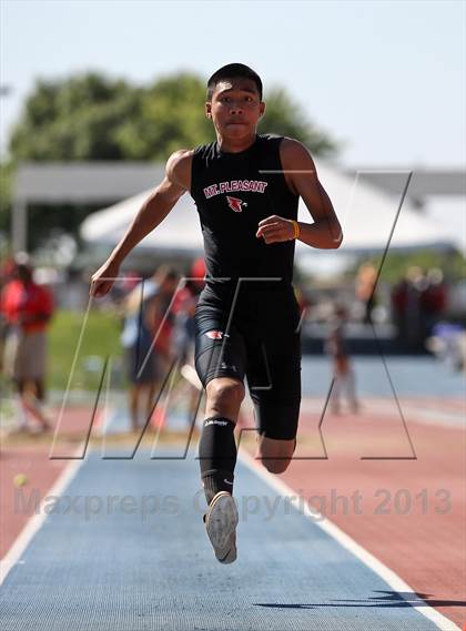 Thumbnail 1 in CIF State Track & Field Championships (Long Jump) photogallery.