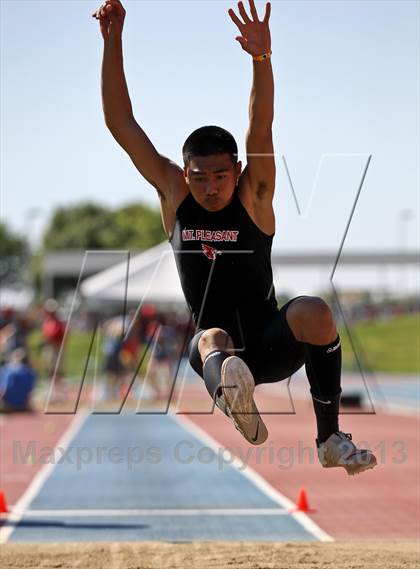 Thumbnail 1 in CIF State Track & Field Championships (Long Jump) photogallery.