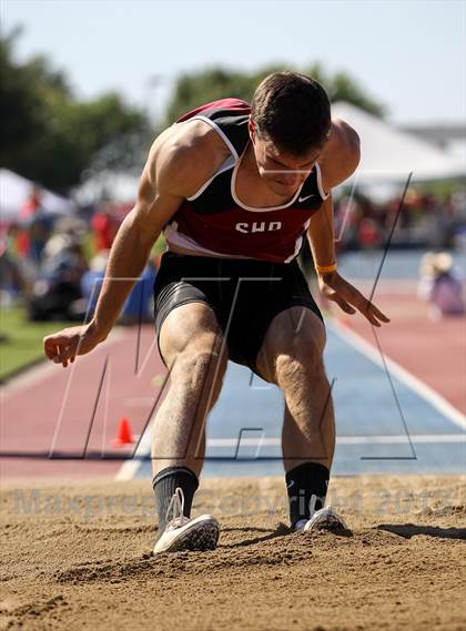 Thumbnail 1 in CIF State Track & Field Championships (Long Jump) photogallery.