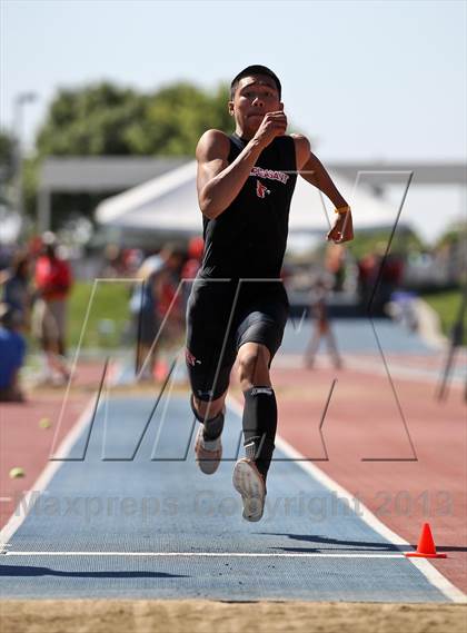 Thumbnail 3 in CIF State Track & Field Championships (Long Jump) photogallery.