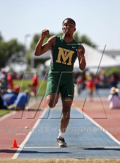 Thumbnail 1 in CIF State Track & Field Championships (Long Jump) photogallery.