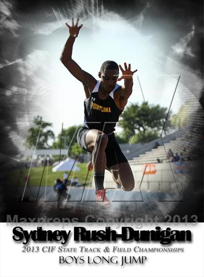 Thumbnail 2 in CIF State Track & Field Championships (Long Jump) photogallery.