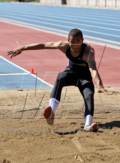 Thumbnail 1 in CIF State Track & Field Championships (Long Jump) photogallery.