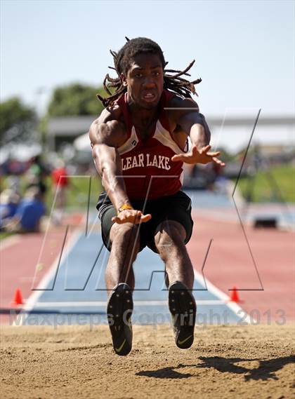 Thumbnail 3 in CIF State Track & Field Championships (Long Jump) photogallery.