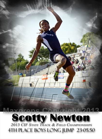 Thumbnail 1 in CIF State Track & Field Championships (Long Jump) photogallery.