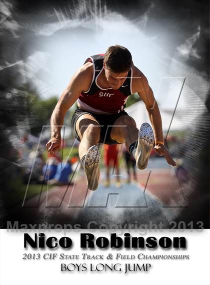 Thumbnail 3 in CIF State Track & Field Championships (Long Jump) photogallery.