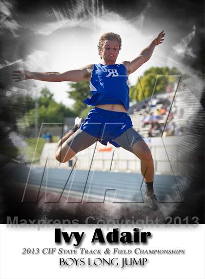 Thumbnail 2 in CIF State Track & Field Championships (Long Jump) photogallery.