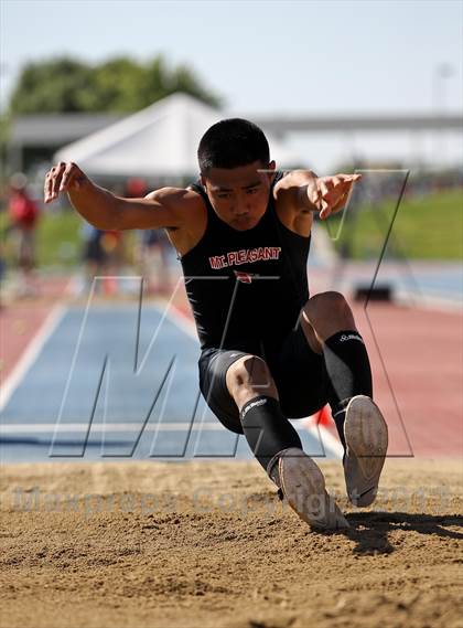 Thumbnail 2 in CIF State Track & Field Championships (Long Jump) photogallery.