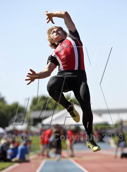 Thumbnail 1 in CIF State Track & Field Championships (Long Jump) photogallery.