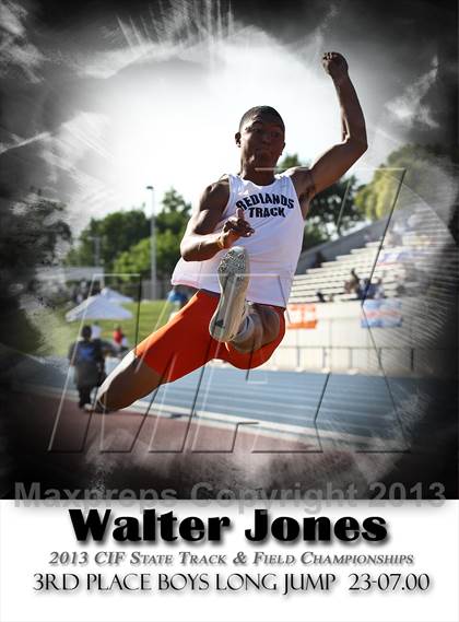 Thumbnail 2 in CIF State Track & Field Championships (Long Jump) photogallery.