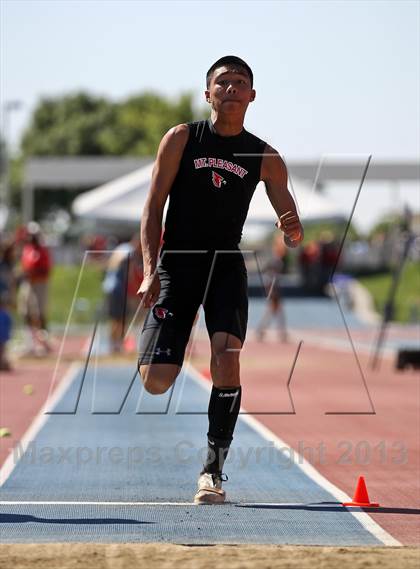 Thumbnail 1 in CIF State Track & Field Championships (Long Jump) photogallery.