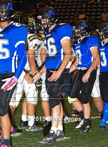 Thumbnail 2 in Kingman Academy vs. Bourgade Catholic photogallery.
