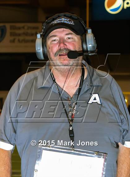 Thumbnail 2 in Kingman Academy vs. Bourgade Catholic photogallery.