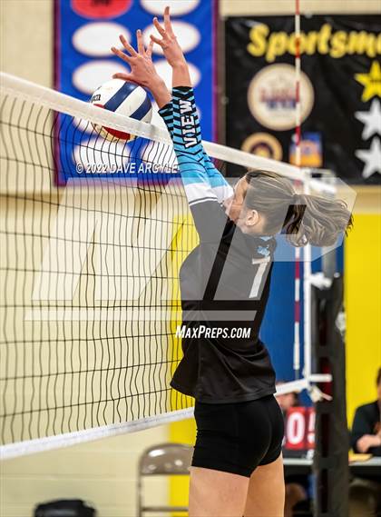 Thumbnail 3 in Canyon View vs Valley (PHS JV Volleyball Tournament) photogallery.