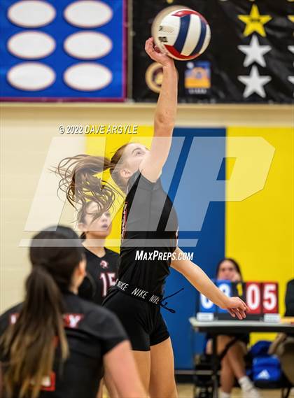 Thumbnail 3 in Canyon View vs Valley (PHS JV Volleyball Tournament) photogallery.