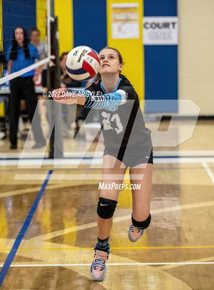 Thumbnail 1 in Canyon View vs Valley (PHS JV Volleyball Tournament) photogallery.