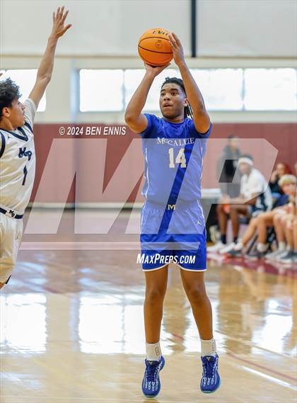 Thumbnail 2 in Mt. Bethel Christian Academy vs. McCallie (Hard in the Paint) photogallery.