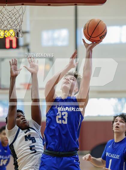 Thumbnail 3 in Mt. Bethel Christian Academy vs. McCallie (Hard in the Paint) photogallery.