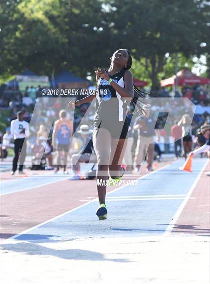 Thumbnail 1 in CIF State Track and Field Championships (Girls Triple Jump Qualifying) photogallery.
