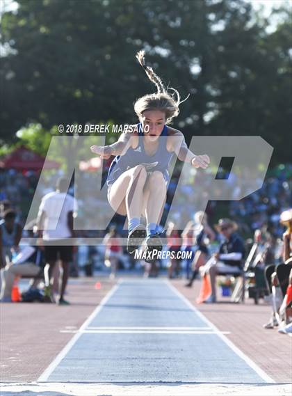Thumbnail 1 in CIF State Track and Field Championships (Girls Triple Jump Qualifying) photogallery.