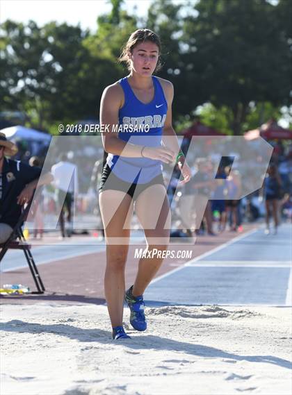 Thumbnail 1 in CIF State Track and Field Championships (Girls Triple Jump Qualifying) photogallery.