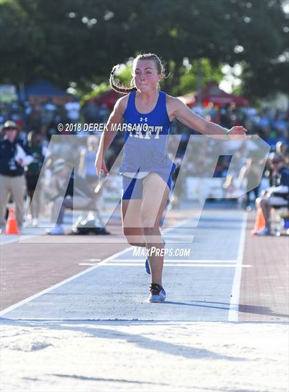 Thumbnail 2 in CIF State Track and Field Championships (Girls Triple Jump Qualifying) photogallery.
