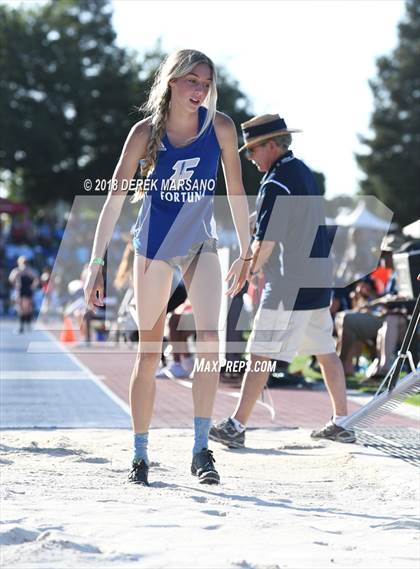 Thumbnail 1 in CIF State Track and Field Championships (Girls Triple Jump Qualifying) photogallery.