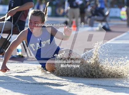 Thumbnail 1 in CIF State Track and Field Championships (Girls Triple Jump Qualifying) photogallery.