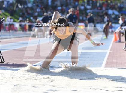 Thumbnail 3 in CIF State Track and Field Championships (Girls Triple Jump Qualifying) photogallery.