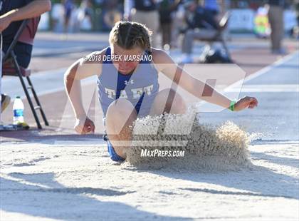 Thumbnail 3 in CIF State Track and Field Championships (Girls Triple Jump Qualifying) photogallery.