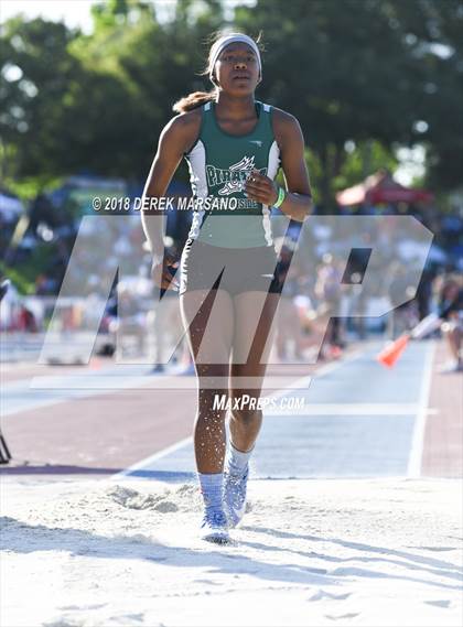 Thumbnail 2 in CIF State Track and Field Championships (Girls Triple Jump Qualifying) photogallery.
