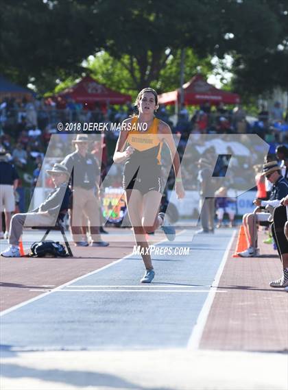 Thumbnail 2 in CIF State Track and Field Championships (Girls Triple Jump Qualifying) photogallery.