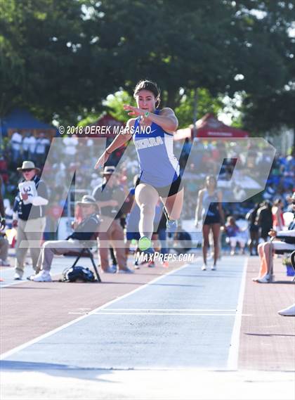 Thumbnail 1 in CIF State Track and Field Championships (Girls Triple Jump Qualifying) photogallery.