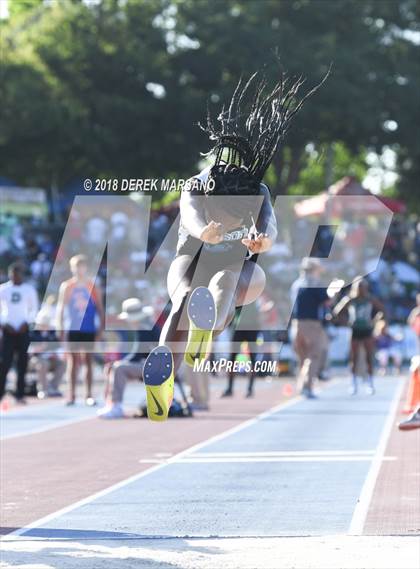 Thumbnail 3 in CIF State Track and Field Championships (Girls Triple Jump Qualifying) photogallery.