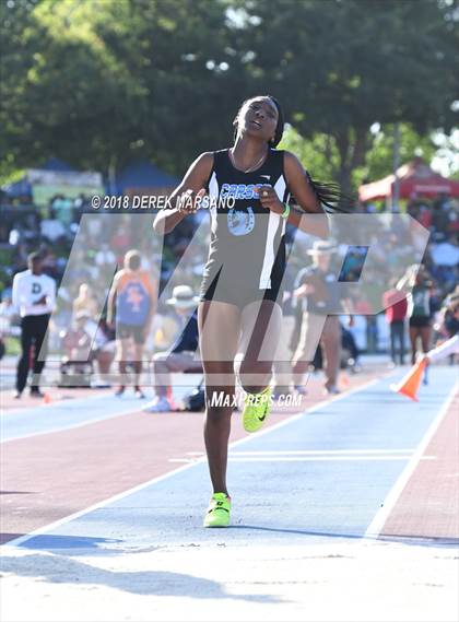 Thumbnail 2 in CIF State Track and Field Championships (Girls Triple Jump Qualifying) photogallery.