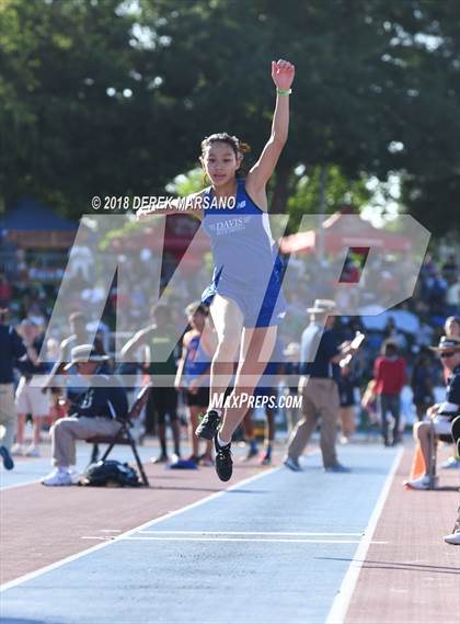 Thumbnail 3 in CIF State Track and Field Championships (Girls Triple Jump Qualifying) photogallery.