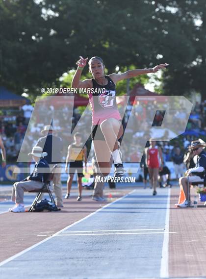 Thumbnail 3 in CIF State Track and Field Championships (Girls Triple Jump Qualifying) photogallery.