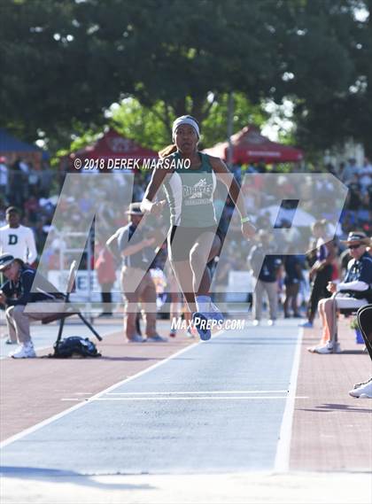 Thumbnail 2 in CIF State Track and Field Championships (Girls Triple Jump Qualifying) photogallery.