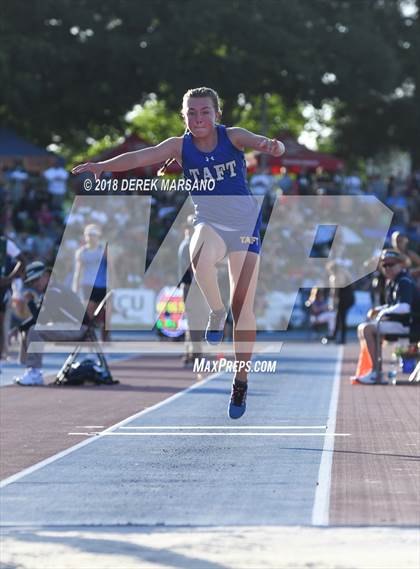 Thumbnail 3 in CIF State Track and Field Championships (Girls Triple Jump Qualifying) photogallery.