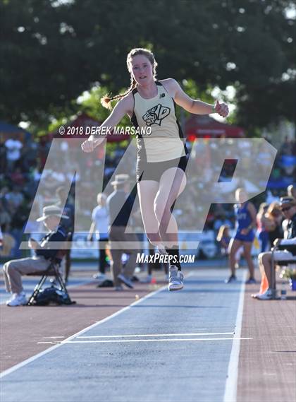 Thumbnail 3 in CIF State Track and Field Championships (Girls Triple Jump Qualifying) photogallery.