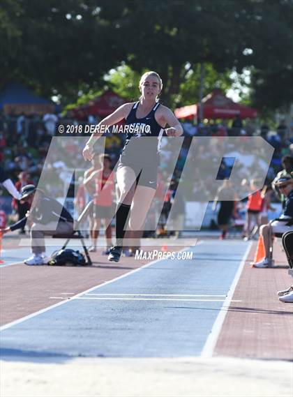 Thumbnail 1 in CIF State Track and Field Championships (Girls Triple Jump Qualifying) photogallery.