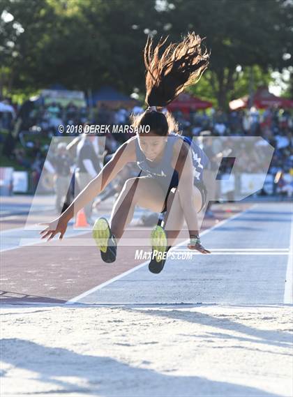 Thumbnail 1 in CIF State Track and Field Championships (Girls Triple Jump Qualifying) photogallery.