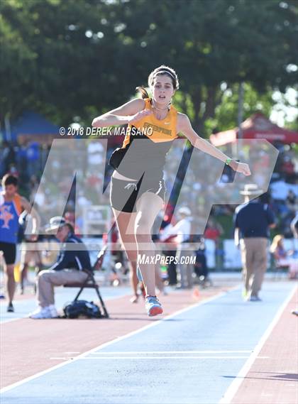 Thumbnail 3 in CIF State Track and Field Championships (Girls Triple Jump Qualifying) photogallery.
